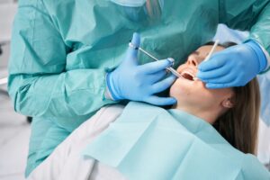 Patient receiving oral sedation treatment from dentist in Hawthorn Woods, IL – expert sedation dentistry care